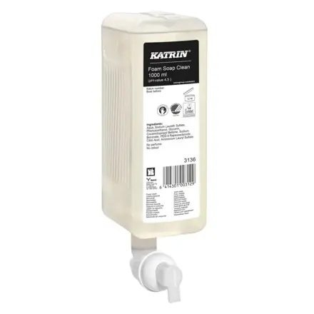 3136 Katrin mydlo v pene pure neutral 1000 ml
