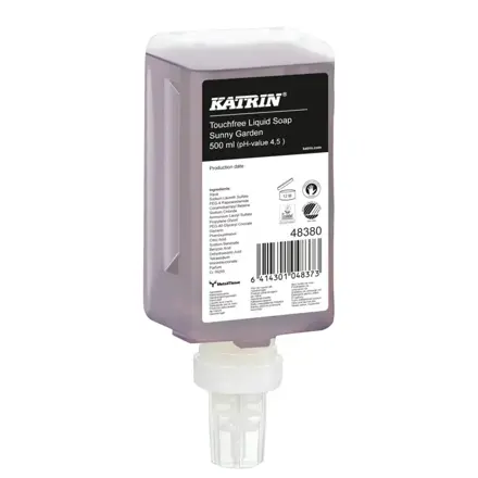 48380 KATRIN LIQUID SOAP TOUCHFREE SUNNY GARDEN 500ML