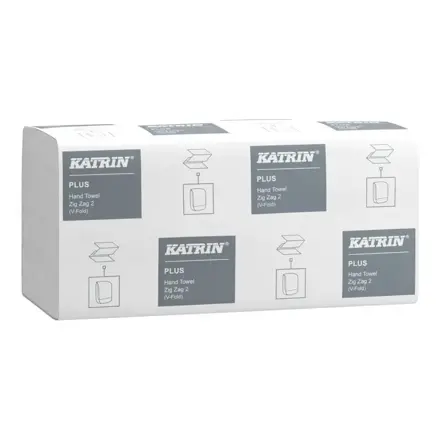 76919 KATRIN HATO NL 2PLY WHITE RCP 16x194 ZZ, 3000 ks
