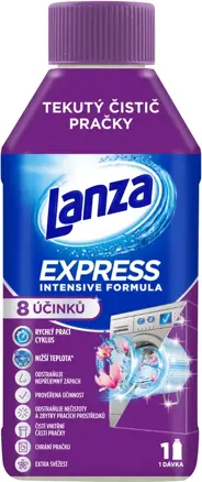 Lanza tekutý čistič práčky 250 ml express