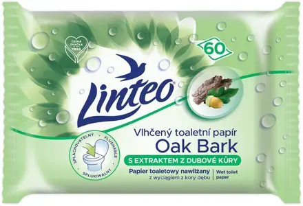 TP Linteo vlhčený dubová kôra 60 ks