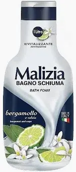 Malizia sprchový gél a pena do kúpeľa 1L bergamot