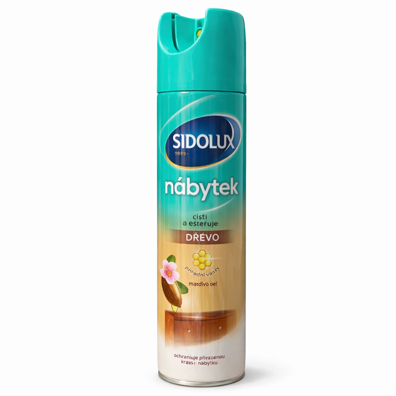 Sidolux na nábytok drevo mandľa  sprej 350 ml