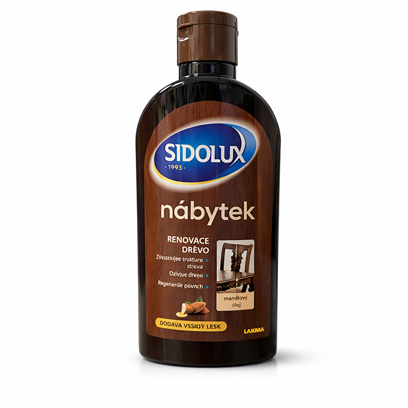 Sidolux renovácia mlieko na nábytok v vôňou mandle 300 ml