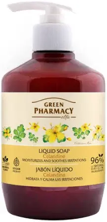 Green Pharmacy tekuté mydlo lastovičník 460 ml
