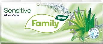 Tento papierové vreckovky aloe vera 10 x 10 ks